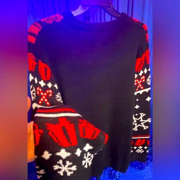 Tim Burton’s The Nightmare B4 Christmas Ugly Christmas Sweater. Authentic. NWT - Picture 8 of 13